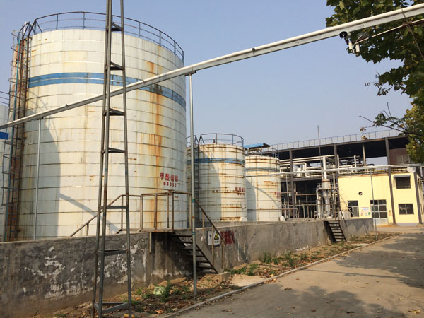 甲醛儲罐回收系統